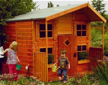 Rowlinson Hideaway Two Storey Playhouse with Verandah Rowlinson Hideaway Two Storey Playhouse with Verandah