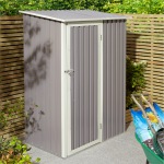 Pent Metal Shed 508 - Galvanized Steel Pent Metal Shed 508 - Galvanized Steel