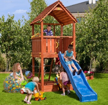 Tower Play Centre 398 - 3ft 9in High Platform With Slide